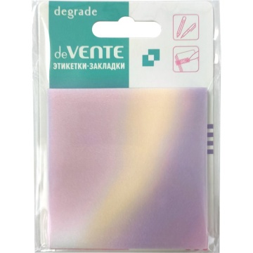 Блок с липким краем (73х73мм) 50л, пластиковый, прозрачный, искрящиеся с дизайном