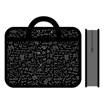 Папка А4 (330*260*75) с ручками, молния, пластик "Формулы"