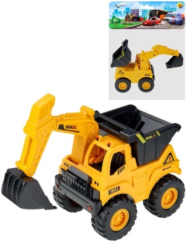 Машинка инерционная 18 см "Экскаватор"