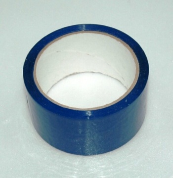 Скотч 48мм*50м цветн. синий 45мк Maksi