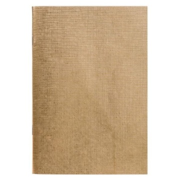 Тетрадь А4 48л кл. скоба бумвинил Hatber "METALLIC Золото"