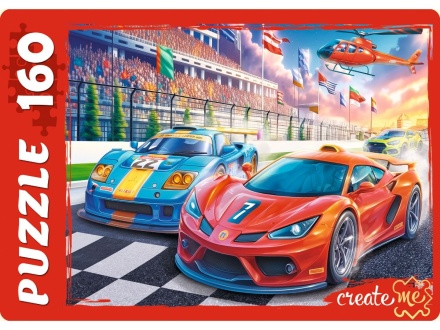 Пазлы  160 элементов 270*330см "Большие гонки"