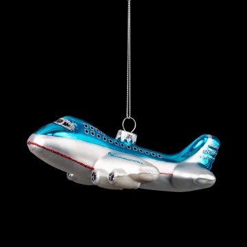 Украшение ErichKrause Decor Самолет 13см, стекло