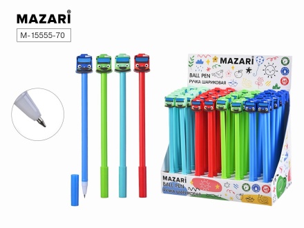 Ручка шар. "Машинки" синяя, 0,7мм