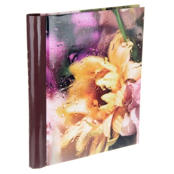 Фотоальбом магнитный 30л  23*28см спир.  Цветы