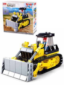 Конструктор пластм. Sluban "Город.Бульдозер" 231 дет.