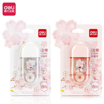 Корректирующая лента Deli 5мм*8м, ассорти