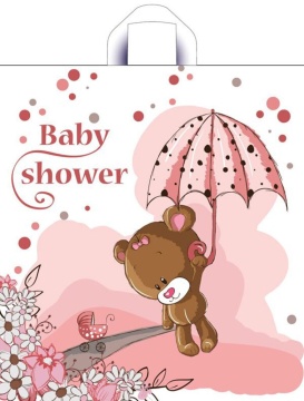 Пакет 40*36см (37мк) с петлевой ручкой "Мой медвежонок" ПНД