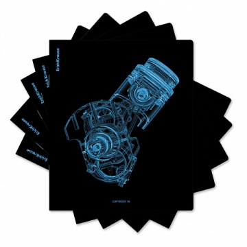 Тетрадь А5 96л кл. Erich Krause "X-Ray" голографическая ламинация MIX-PACK