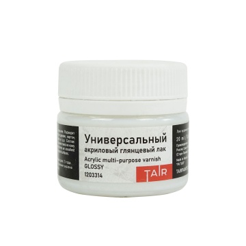 Лак акриловый универсальный "Таир" 20 мл , глянцевый