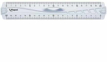 Линейка 20 см GEOCUSTOM, блистер