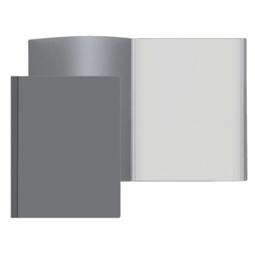 Папка файл А4  10лист 0,50мм, серая