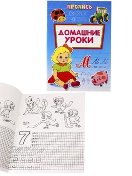 Прописи "Домашние уроки" А4, 16стр.