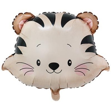 Шар фольга 21" "Тигр акварель" 53см