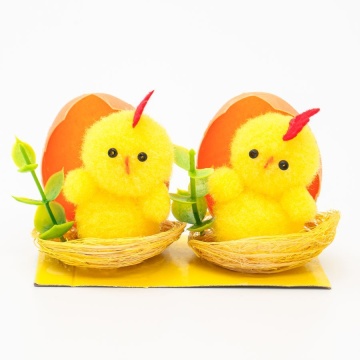 Декор пасхальный "Цыплята пушистые" 11см, 2шт