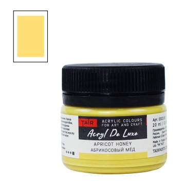 Краска акрил. "Акрил-Хобби" DeLux  20 мл, абрикосовый мед