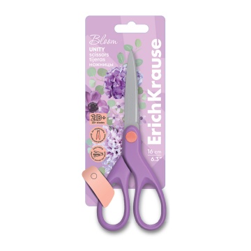 Ножницы EK "Unity Pastel Bloom" 16 см, ассорти
