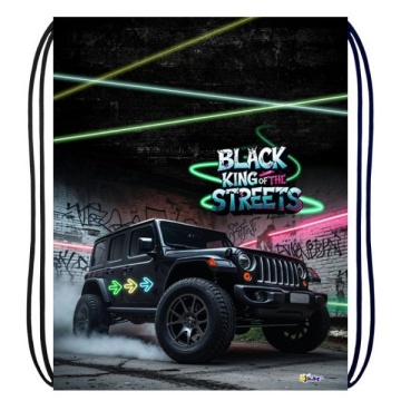 Мешок для обуви 1 отд, 330*420 "Чёрный джип"