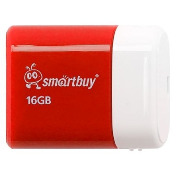 Флеш-драйв  16 GB USB 2.0 Smartbuy LARA Red