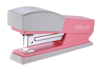 Степлер KW-TRIO 24/6, 26/6 на 20 листов Swing Standing , розовый