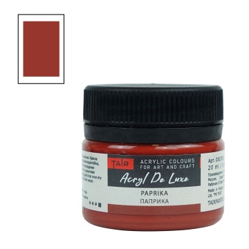 Краска акрил. "Акрил-Хобби" DeLux  20 мл, паприка