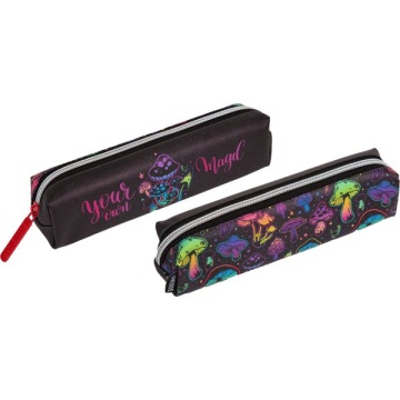 Пенал-косметичка (210*40*40) молния, кожзам Magic Mushroom", на 40пр.