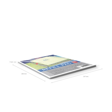 Сменный блок для тетради на кольцах ErichKrause, А5, 120 листов, клетка, 4 цвета