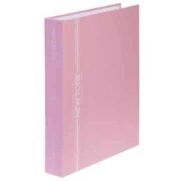 Папка на кольцах (без блока) А5 Hatber "NEWtone PASTEL. Розовый кварц" софт-тач, 2 кольца