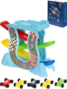 Автотрек 21,3см, 5 машинок