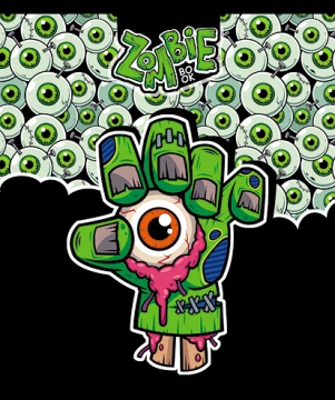 Тетрадь А5 48л кл. ПЗБМ "ЗомбиБук" твин.лак, белизна 100%