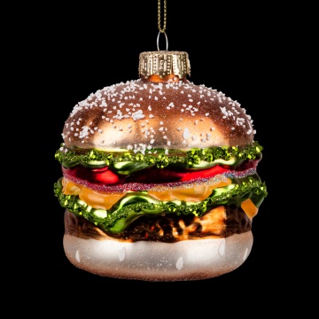 Украшение ErichKrause Decor Бургер 9.5см, стекло