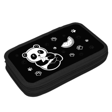 Пенал 2 отд. (205*125*40) молния, лам.картон "Панда Катюша"