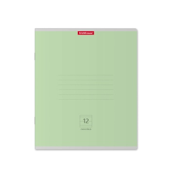 Тетрадь 12л линейка мелов "Классика" зеленый 60г.м2 ERICH KRAUSE 56502