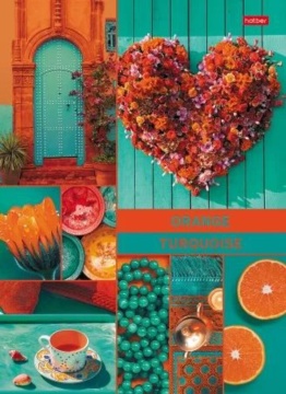 Тетрадь А4 7БЦ 80л кл. сшивка Hatber "В мире грез" 5-цв. блок, мат.лам.