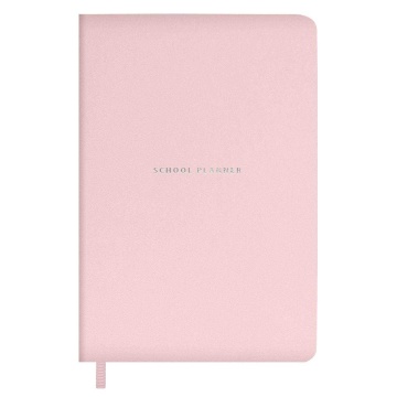 Планинг школьный обл. кожзам, тв.пер. "Плонже розовый" ляссе, 80 л.