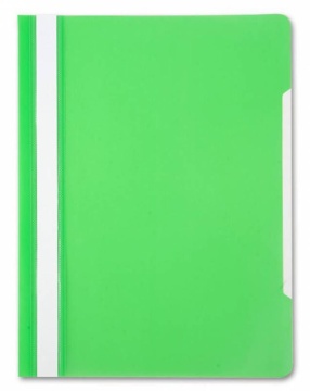 Скоросшив. пласт. прозр. верх.  салатовый, 0.12/0.16