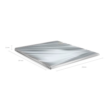 Тетрадь общая с пластиковой обложкой на спирали ErichKrause Manga, голубой, А4, 80 листов, клетка