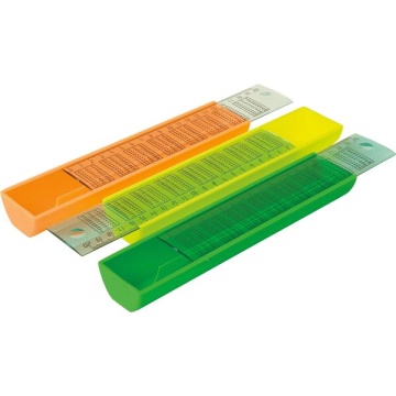 Пенал пластиковый (220*47*25)  с линейкой, ассорти
