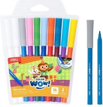 Фломастеры  8+2цв "Deli. Colorwow" меняющие цвет