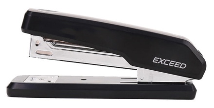 Степлер Deli 24/6, 26/6 Exceed на 25 листов, корп. черный