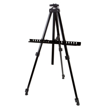 Мольберт полевой (тренога) 125см с нижней штангой металлический , с сумкой