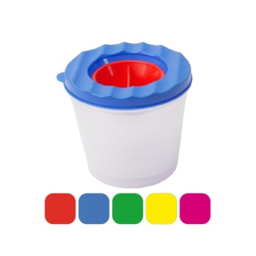 Стакан непроливайка  одинарный с пробкой