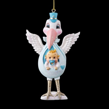 Украшение ErichKrause Decor Аист с мальчиком 11см