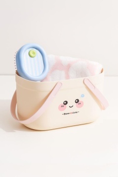 Корзина для хранения "Милое личико" розовая