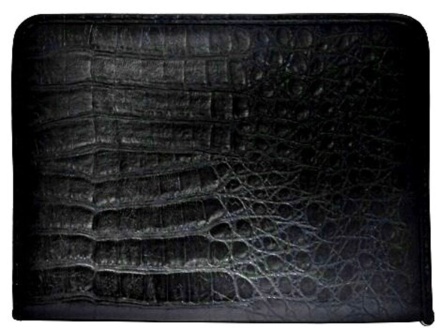Папка деловая к/з А4 30мм 1 отделение Крокодил, 2 кармана