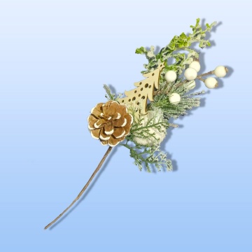 Декоративная веточка 28см "Веточка ели"