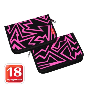 Пенал-книжка с наполнением ErichKrause 135x205x30мм Girl Power