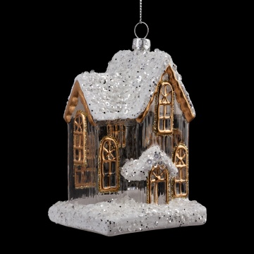Украшение ErichKrause Decor Зимний дом 10.5см, стекло