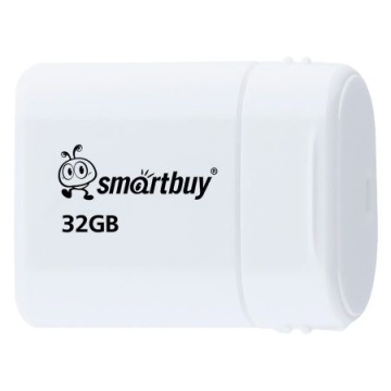 Флеш-драйв  32 GB USB 2.0 Smartbuy LARA White