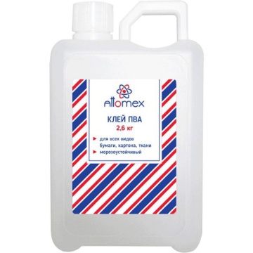 Клей ПВА 2600гр Attomex, морозоустойчивый (до -40C)